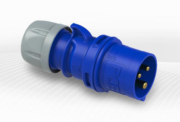 Fiche électrique 16A 2P+T IP44