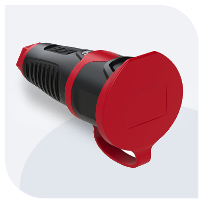 Prise caoutchouc 16A 220V NF