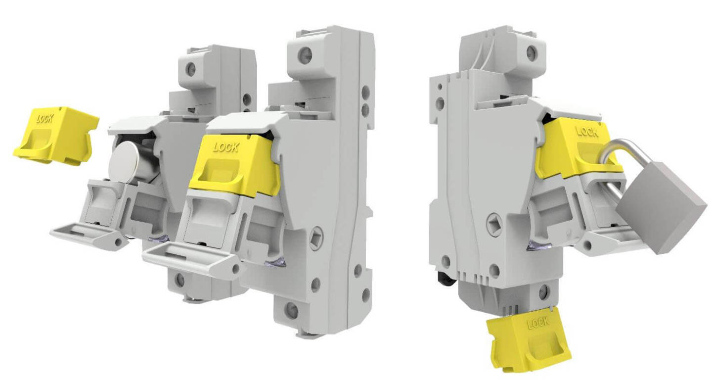 DF ELECTRIC Coupe-circuit porte-fusible modulaires PMX 10x38