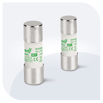 Gamme fusibles 14x51 aM accompagnement moteur