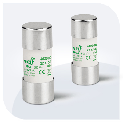 Gamme fusibles 22x58 aM 500V/690V accompagnement moteur