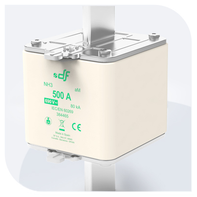 Gamme fusibles NH aM 690V accompagnement moteur