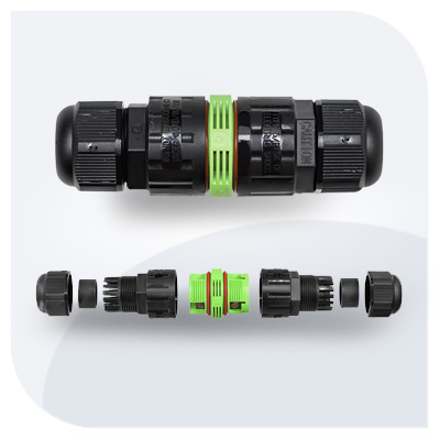 DF ELECTRIC Connecteur IP68 3 pôles 2,5 mm²