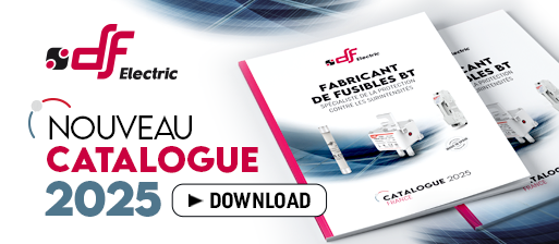 Téléchargez le nouveau catalogue 2025 de DF Electric avec l'accès à nos dernières gammes et produits.