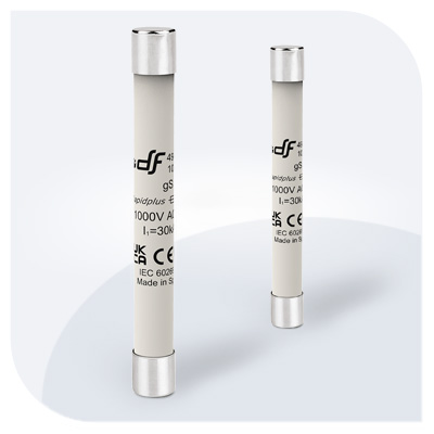 Gamme fusibles 10x85 gS ultrarapides 1000V