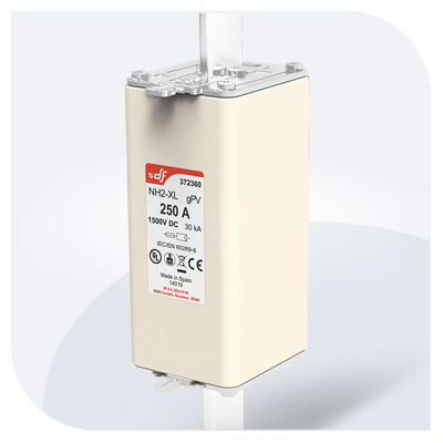 Fusible NH2XL 250A 1500V marque DF ELECTRIC