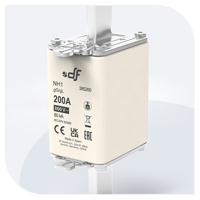 DF ELECTRIC Fusibles NH 800V onduleurs photovoltaiques