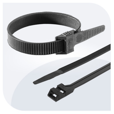 DF ELECTRIC Colliers nylon fixation